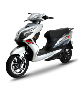 White Color Electric Scooty